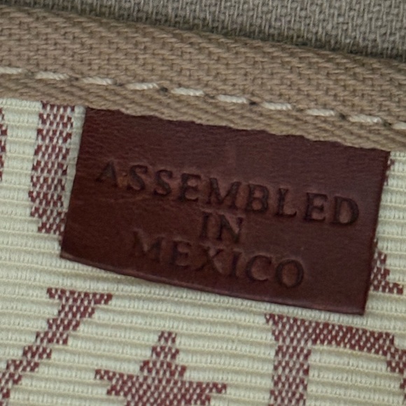 Dooney & Bourke Cream and Brown Purse - Picture 5 of 7